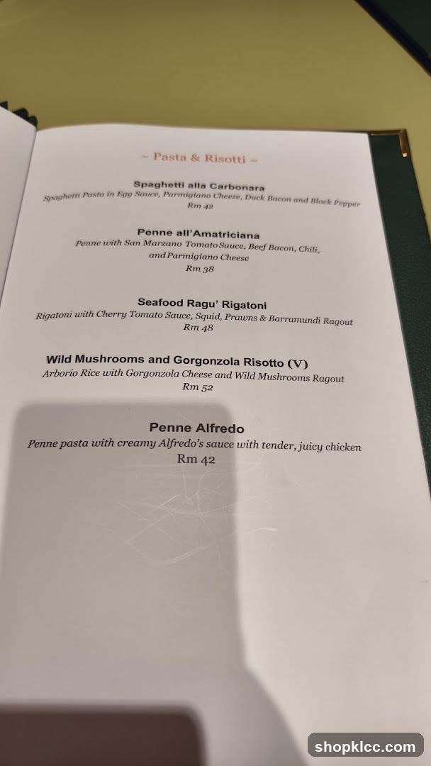 Pasta & Risotti