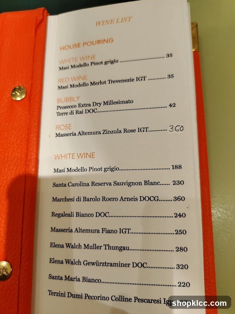WINE LIST
