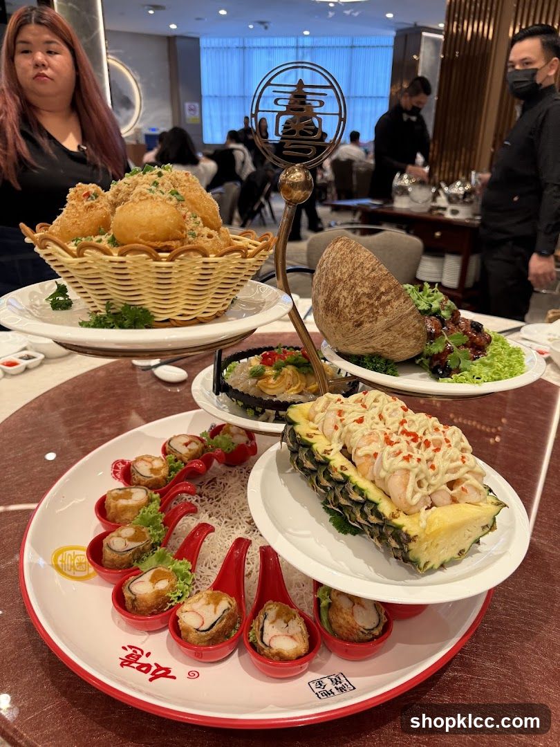 Tiered Food Presentation