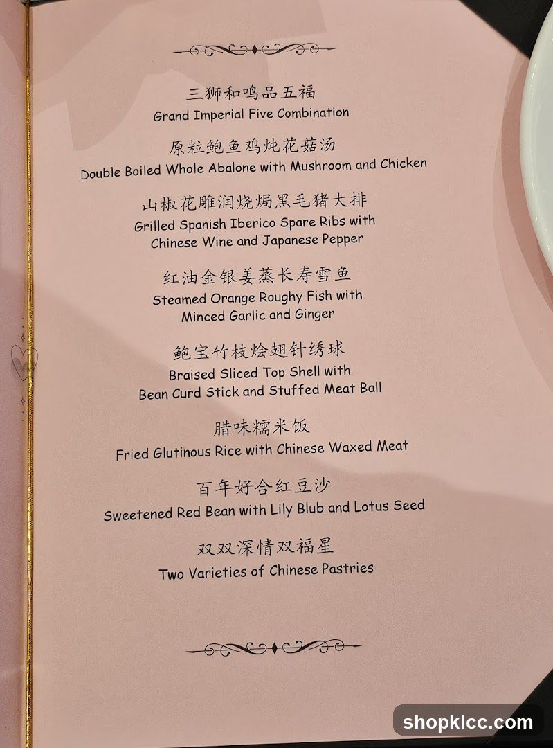 Grand Imperial Five Combination
