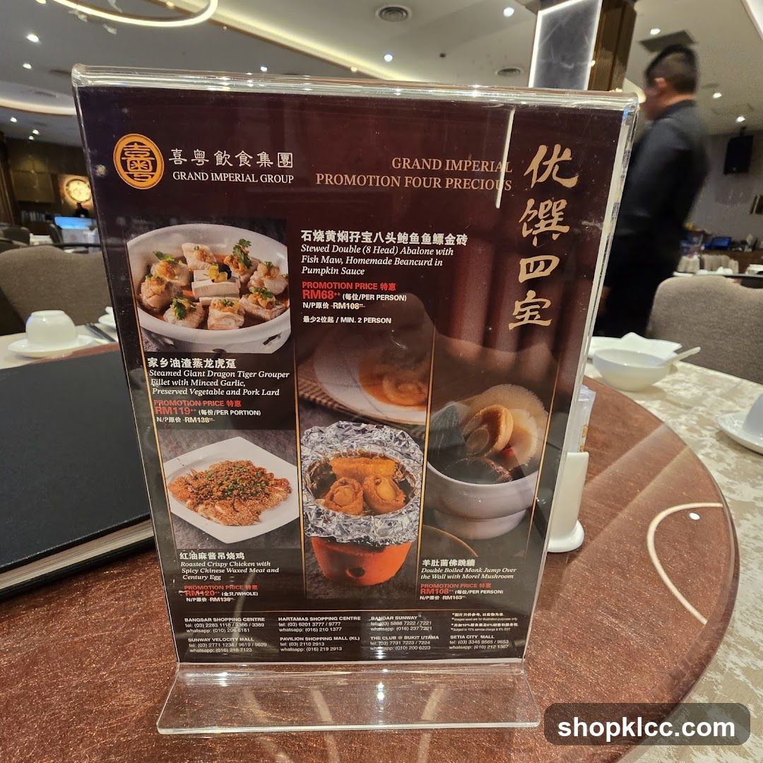 Grand Imperial Group Promotion Four Precious