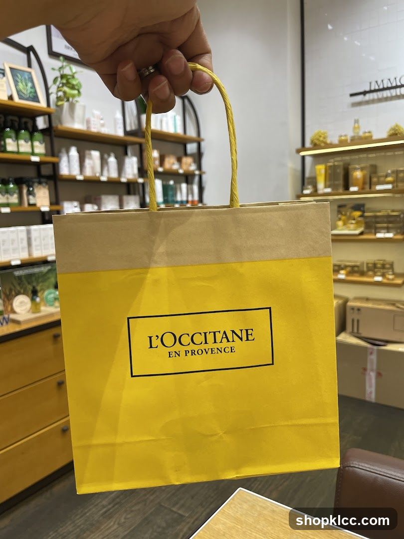 L'Occitane Shopping Bag