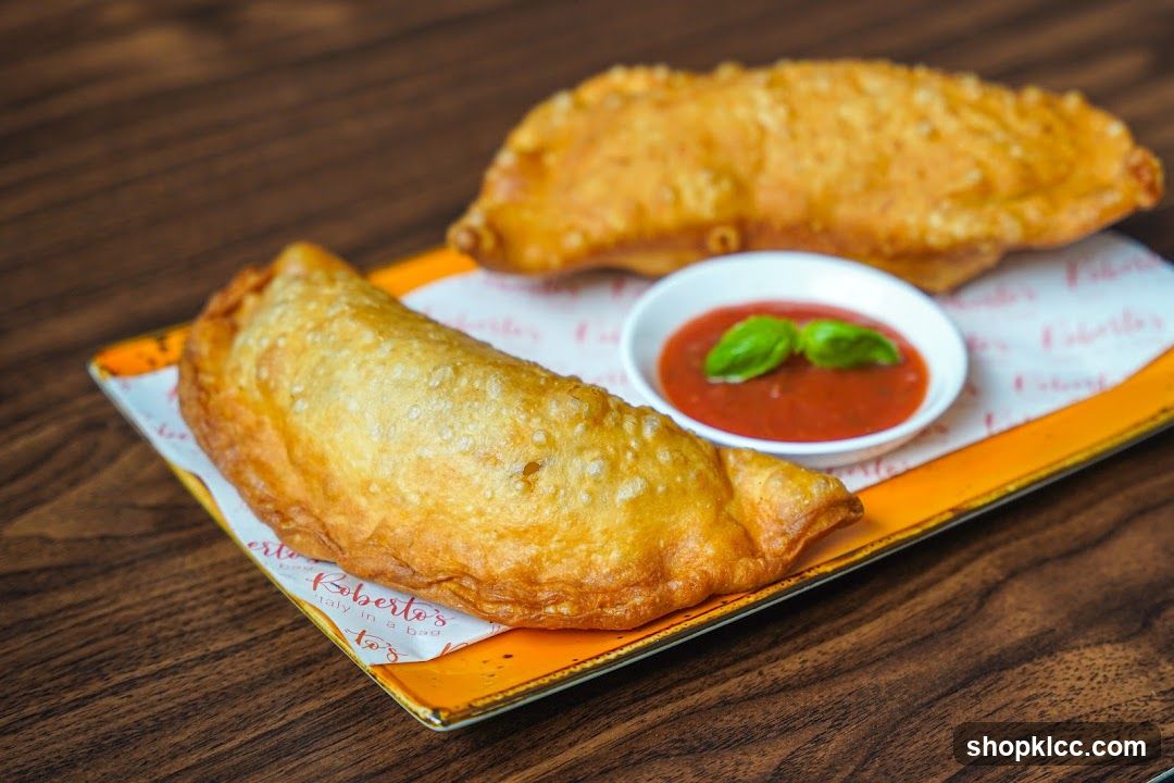 Fried Calzones with Marinara Sauce