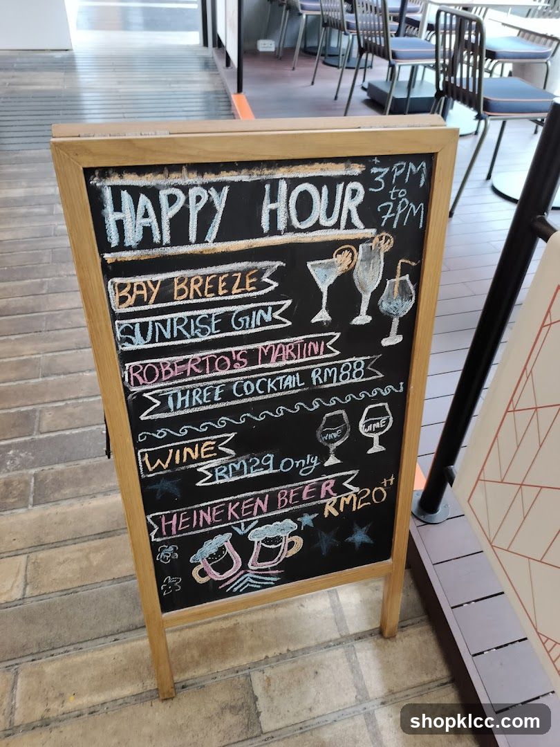 Happy Hour Menu
