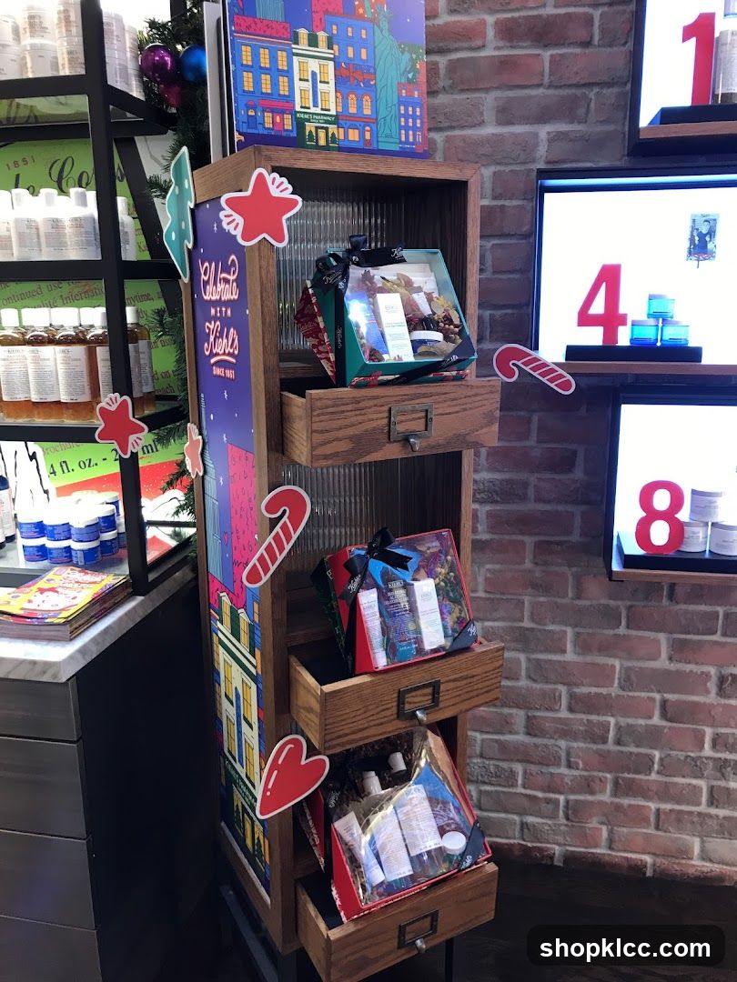 Kiehl's Holiday Display