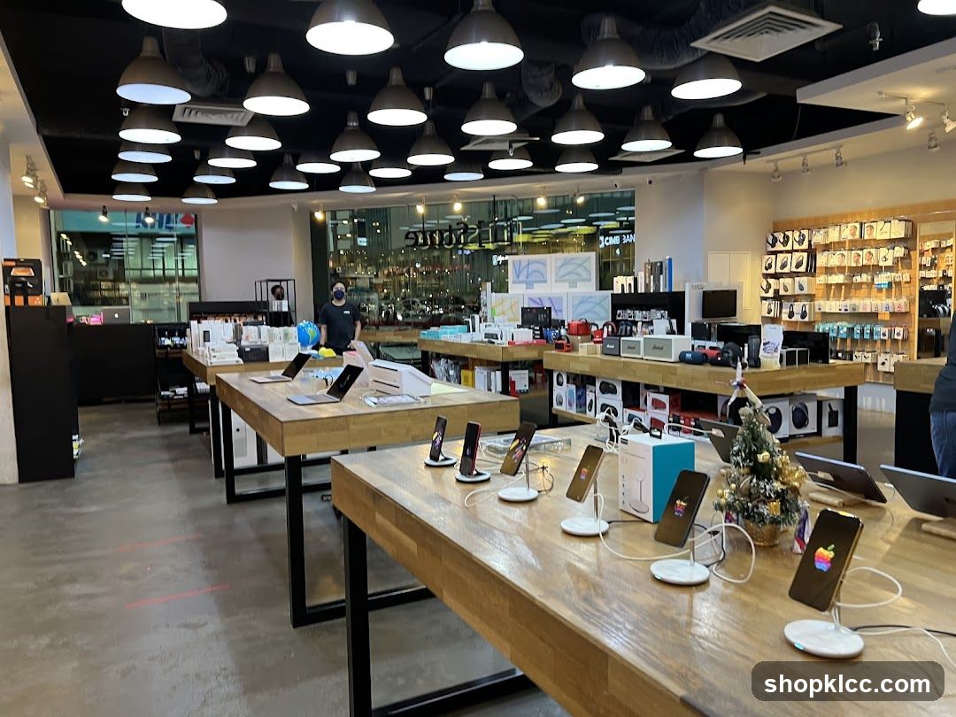 Electronics Store Interior