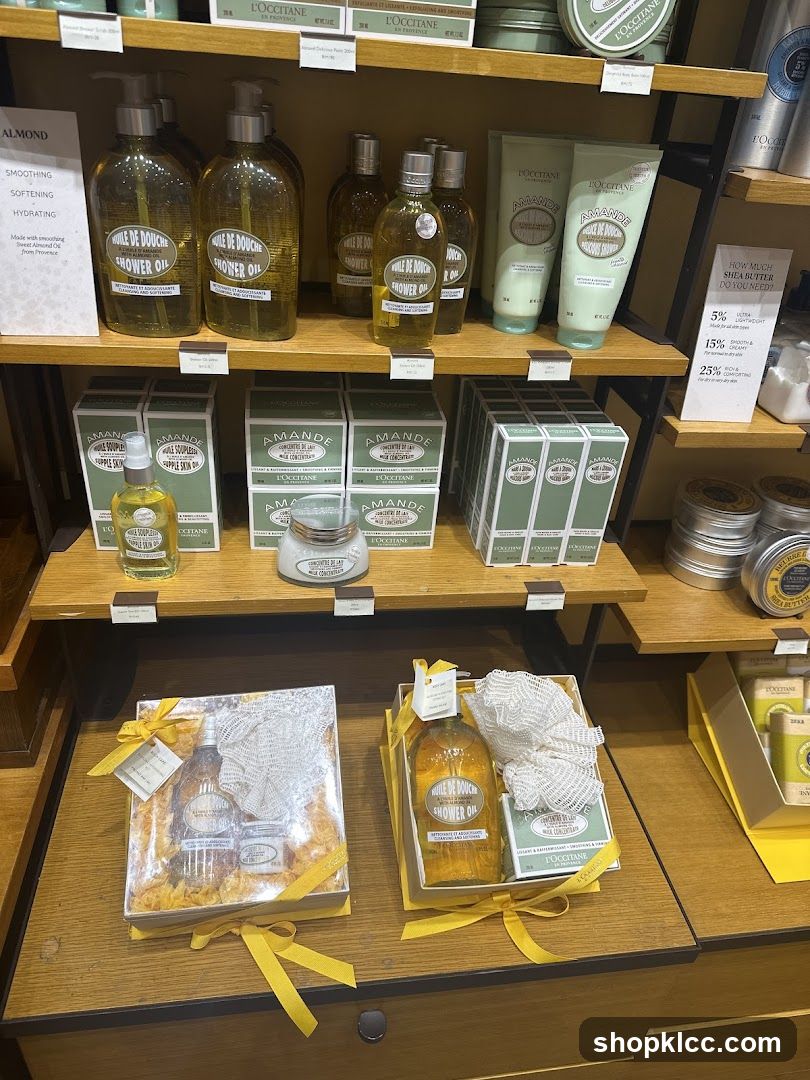 L'Occitane Almond and Shea Butter Products