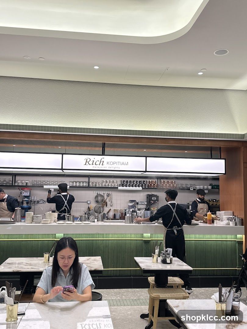 Interior of a Malaysian restaurant