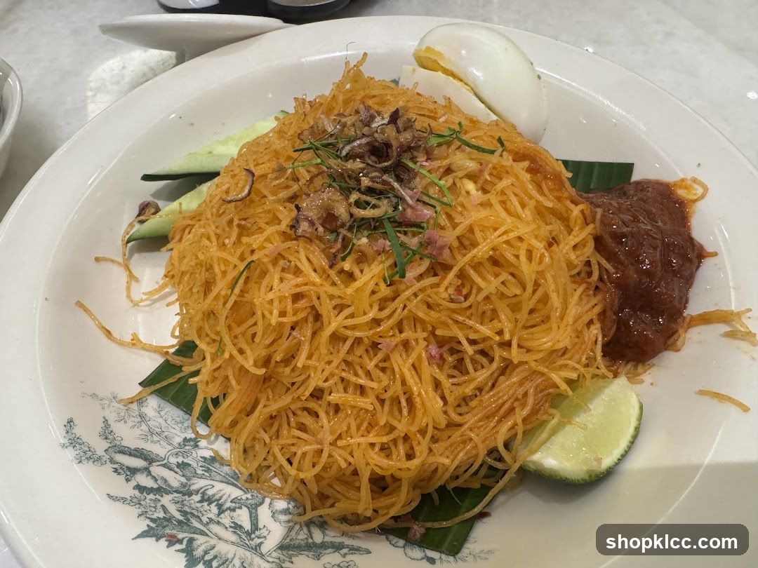 Noodles with Egg and Sambal