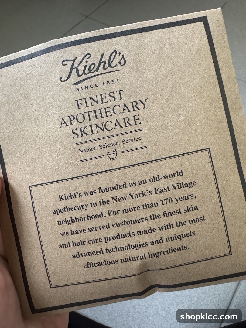 Kiehl's Finest Apothecary Skincare