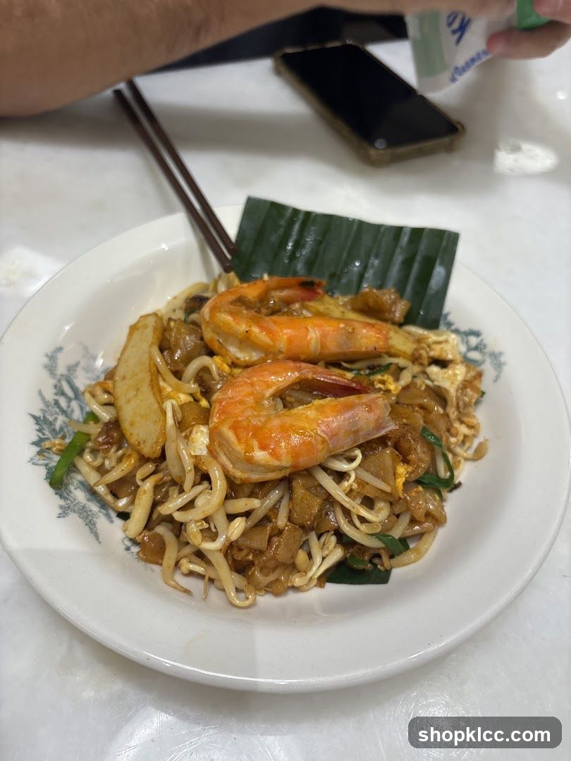 Char Kway Teow with Prawns