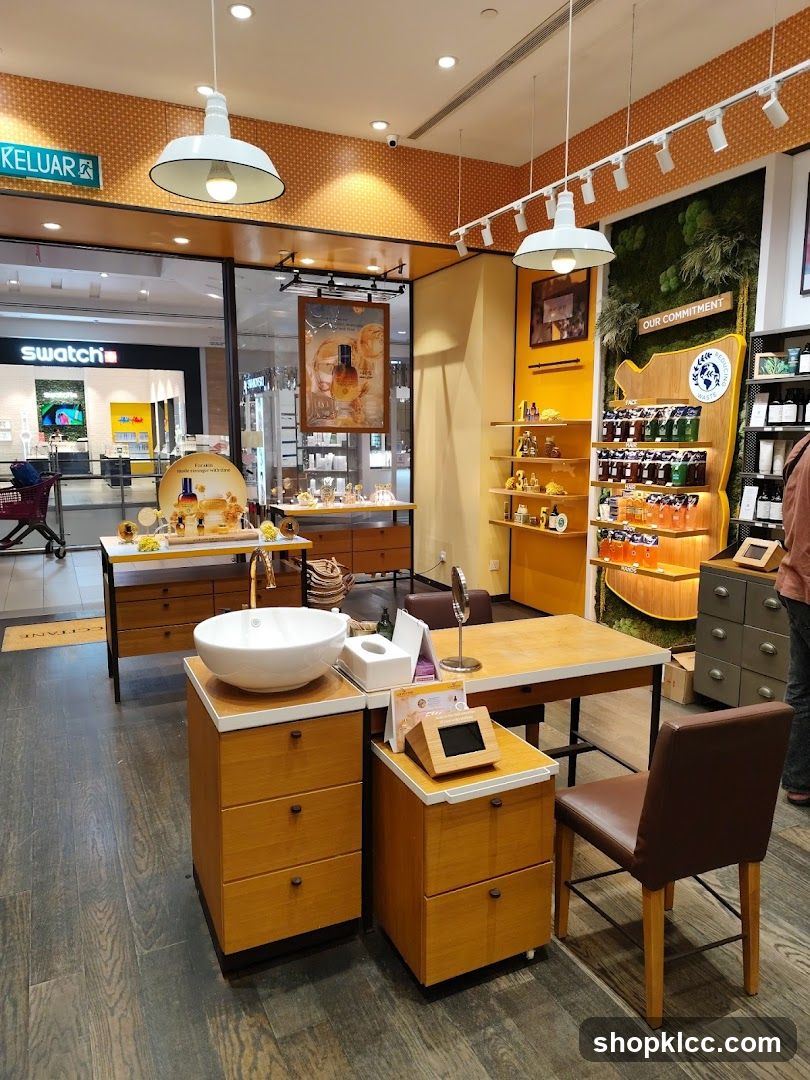 Cosmetics store interior