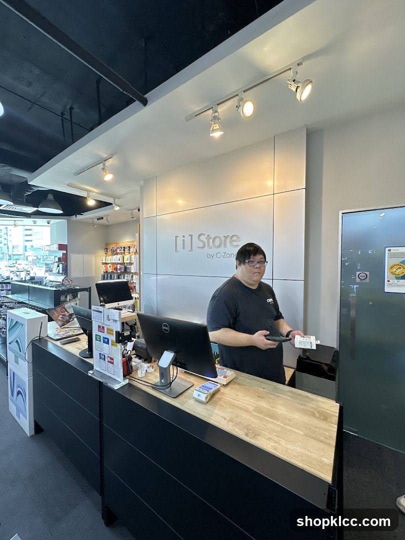 Store Counter with Employee