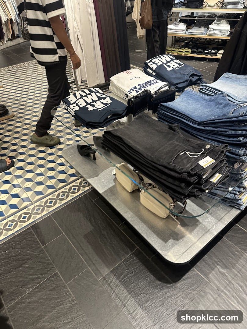 T-shirts and Jeans Display