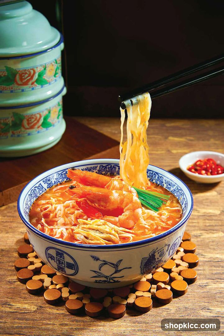 Noodle Soup with Shrimp