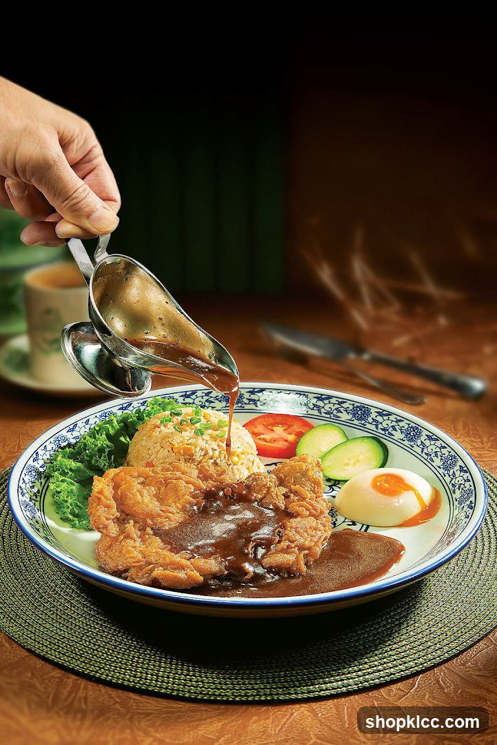 Chicken Chop with Rice