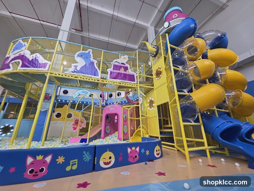 Indoor Playground with Slides and Ball Pit