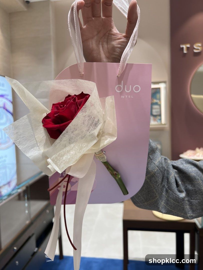 Gift Bag with Rose