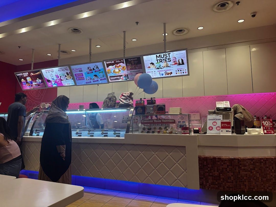 Ice Cream Shop Counter
