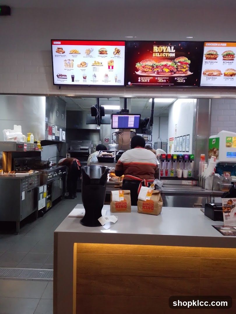 Burger King Counter