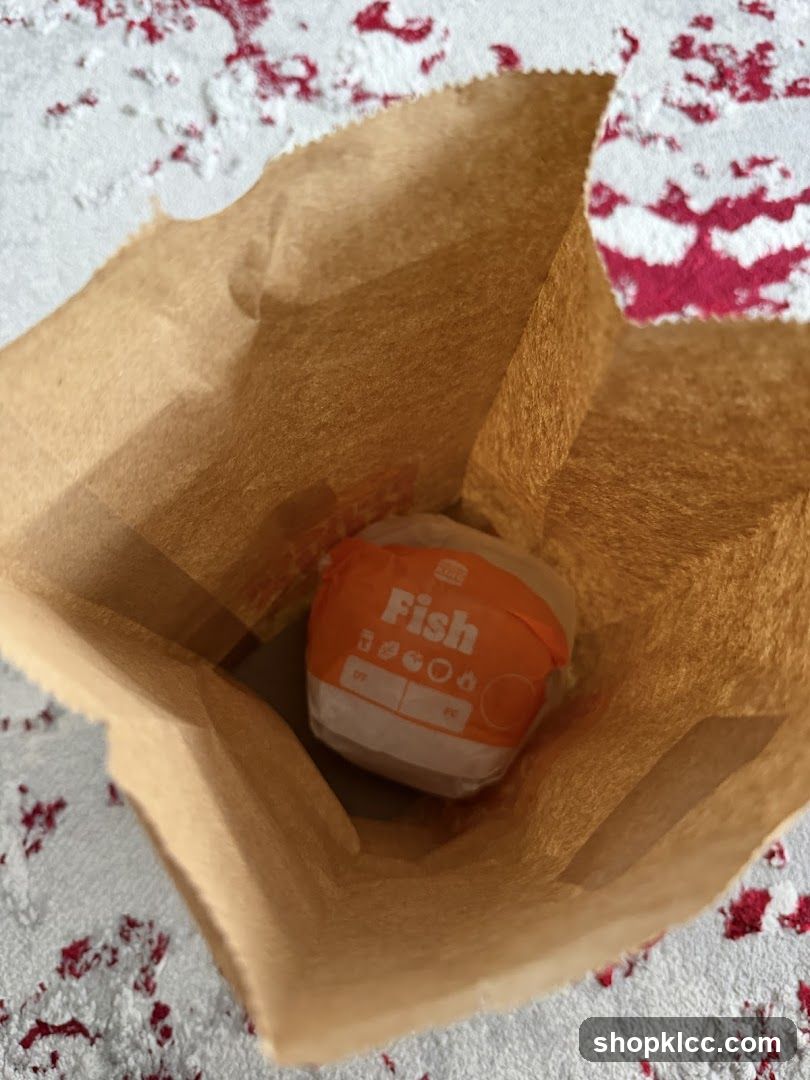 Burger King Fish Sandwich Packaging