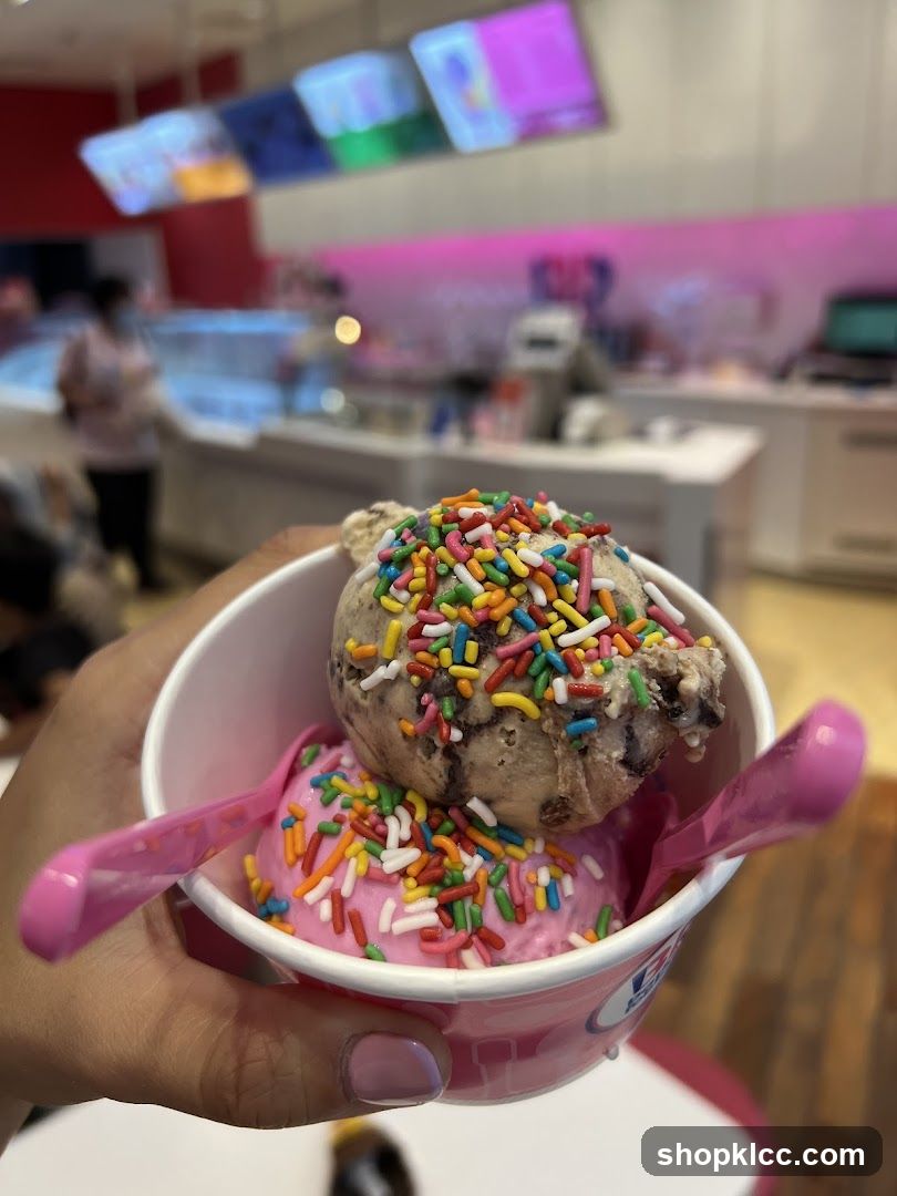 Ice Cream Cup with Sprinkles