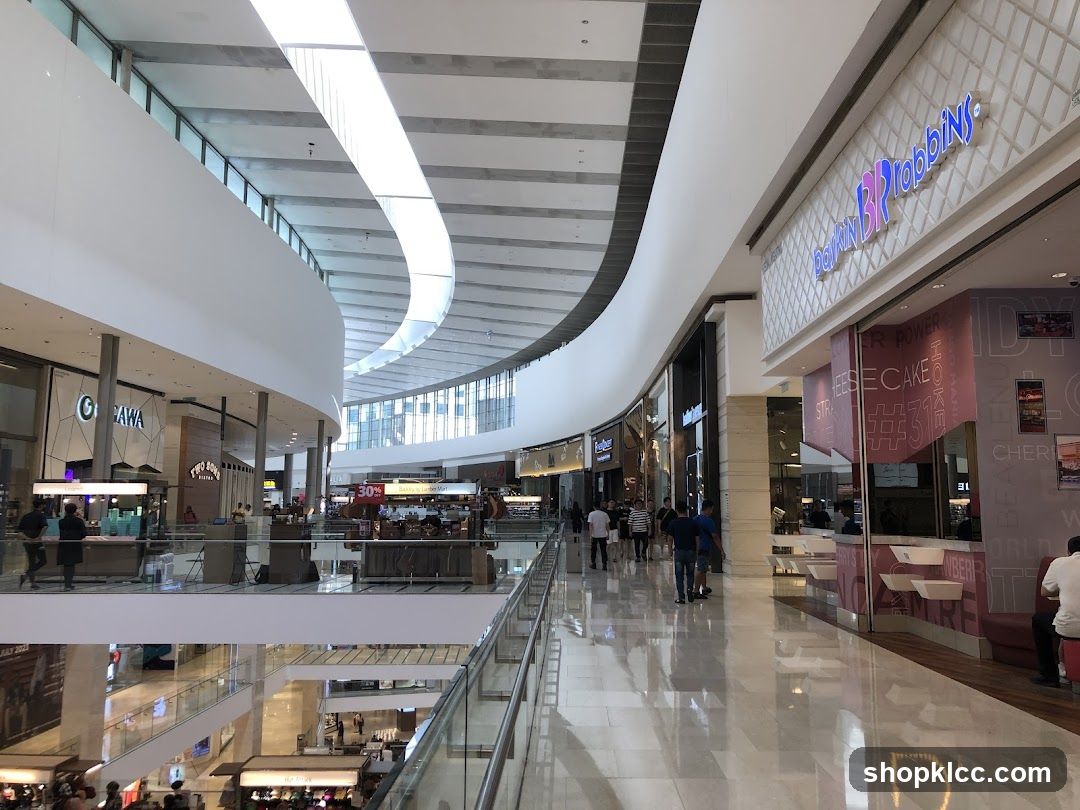 Mall Interior with Shops