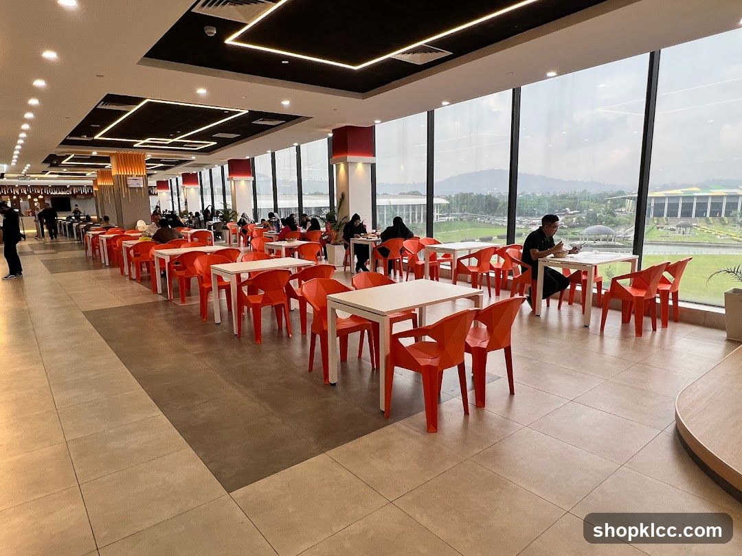 Modern Cafeteria with Scenic View