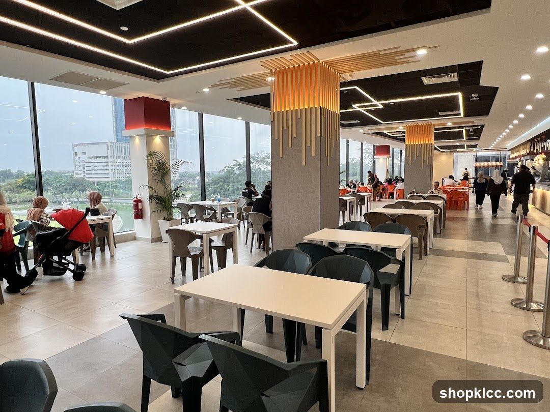 Modern Food Court Interior
