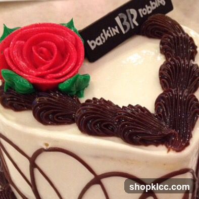 Baskin Robbins Cake Decoration