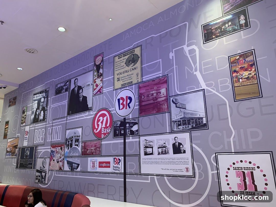 Baskin Robbins History Wall