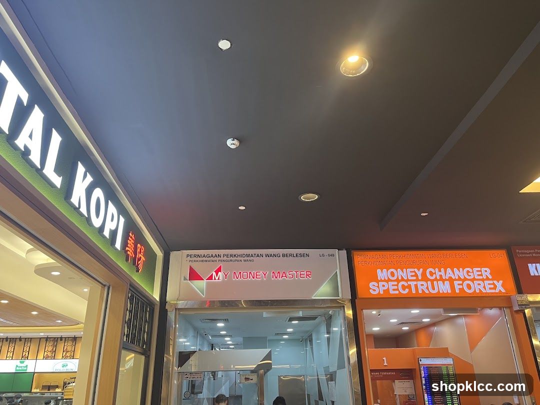 Money Changer and Coffee Shop