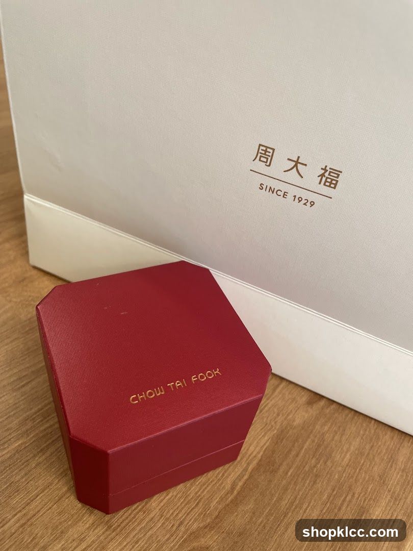 Chow Tai Fook Jewelry Box and Bag