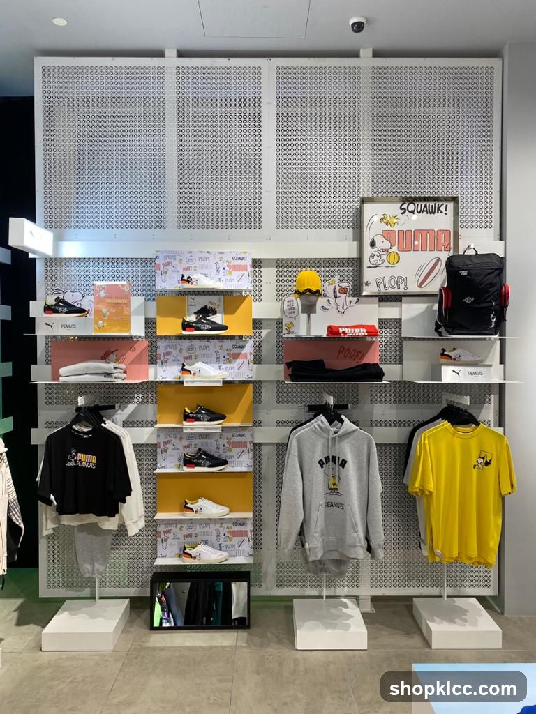 Puma x Snoopy Collection Display