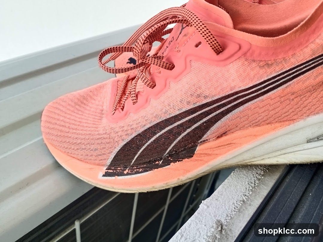Worn Running Shoe
