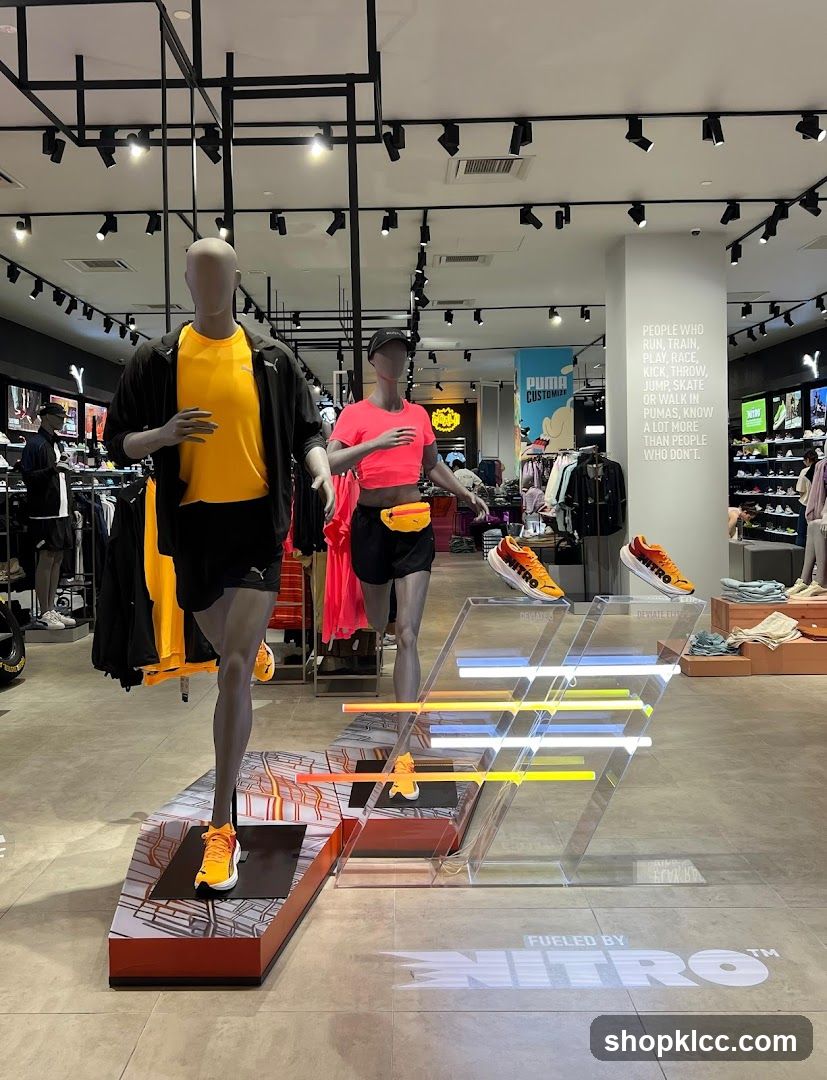 Nitro Store Interior Display