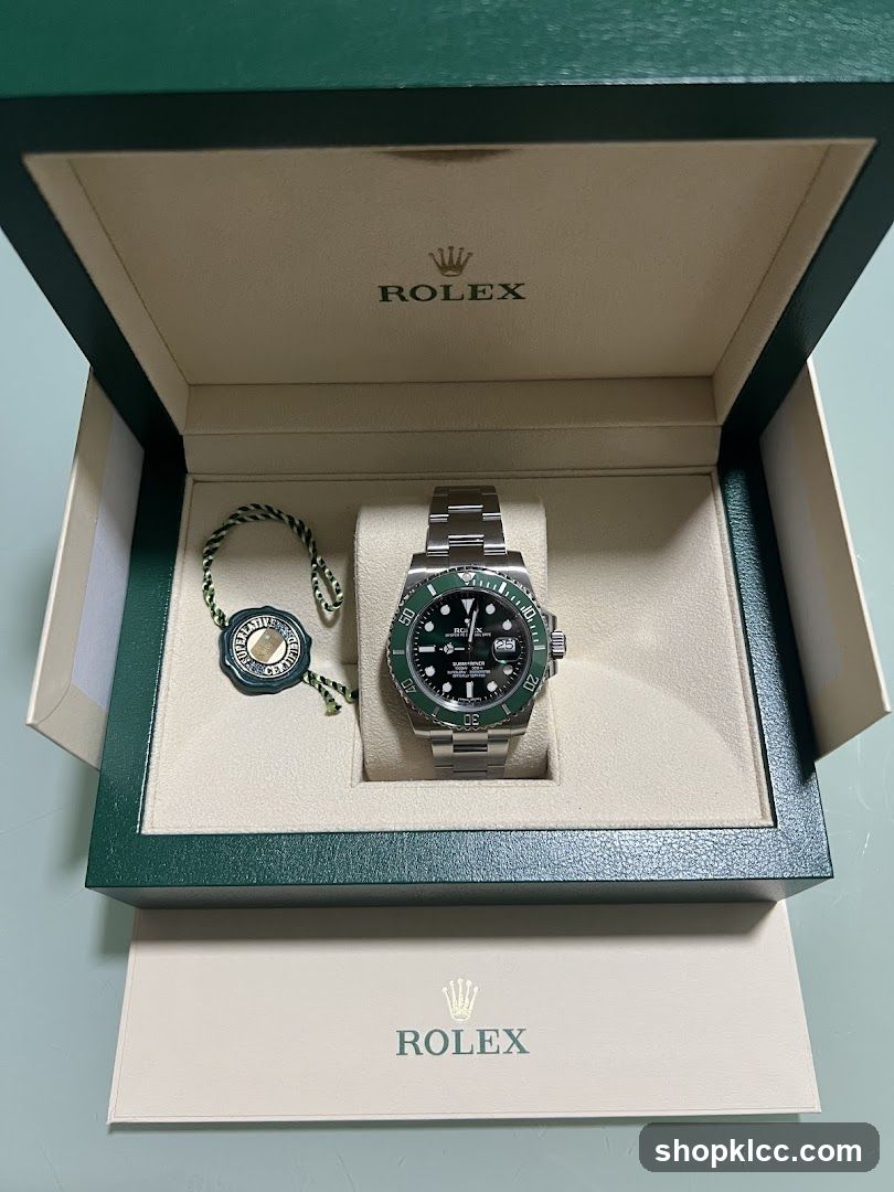 Rolex watch in box