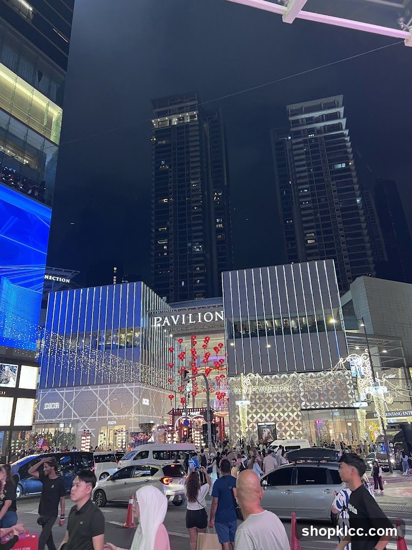 Night scene at Pavilion shopping complex