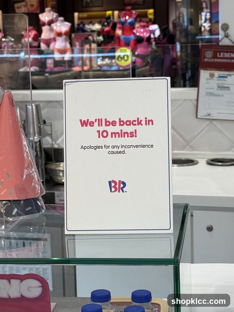 Temporary Closure Sign