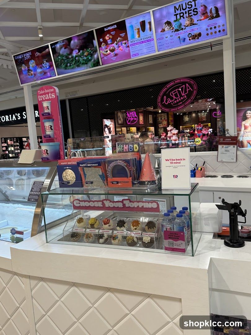 Ice Cream Shop Counter