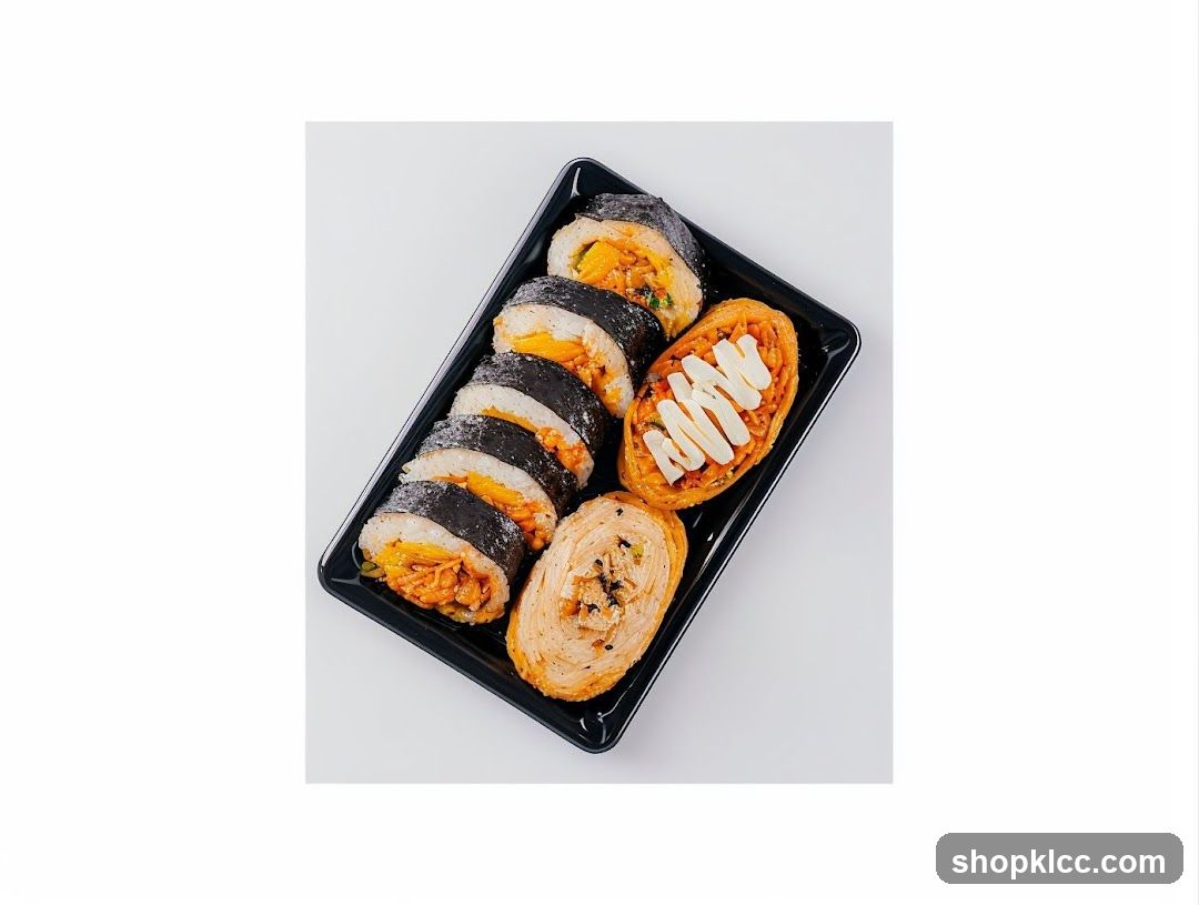 Kimbap and Inari Sushi