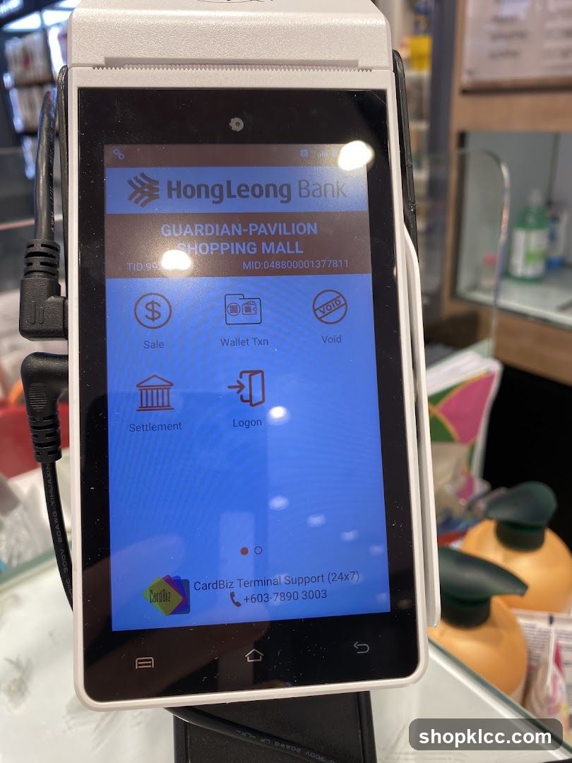 POS Terminal Display