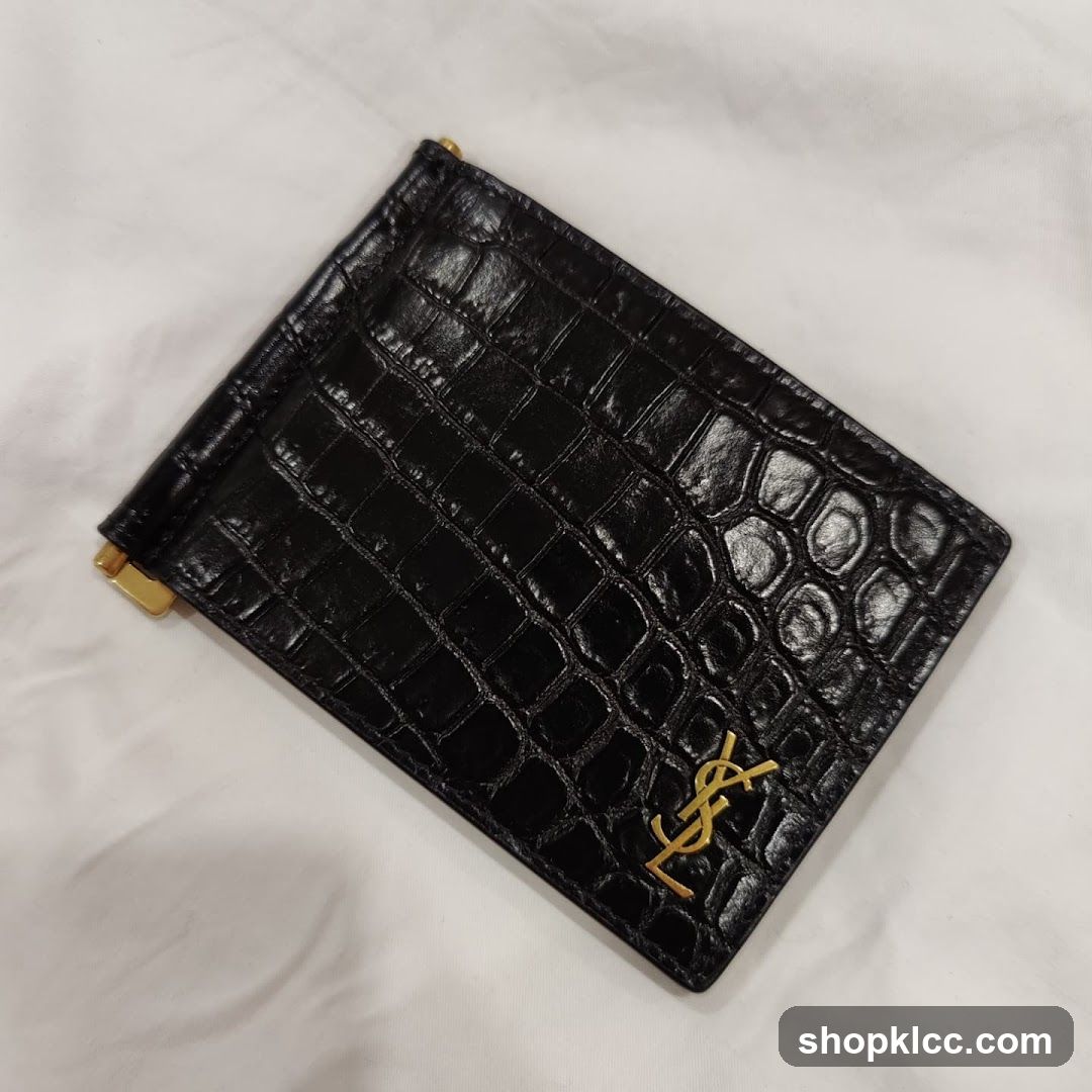 YSL Crocodile Wallet