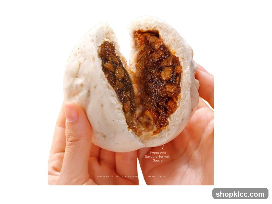 Steamed Bun with Teriyaki Filling