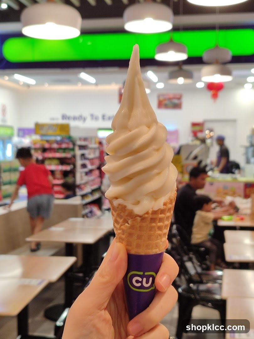 Soft Serve Ice Cream Cone