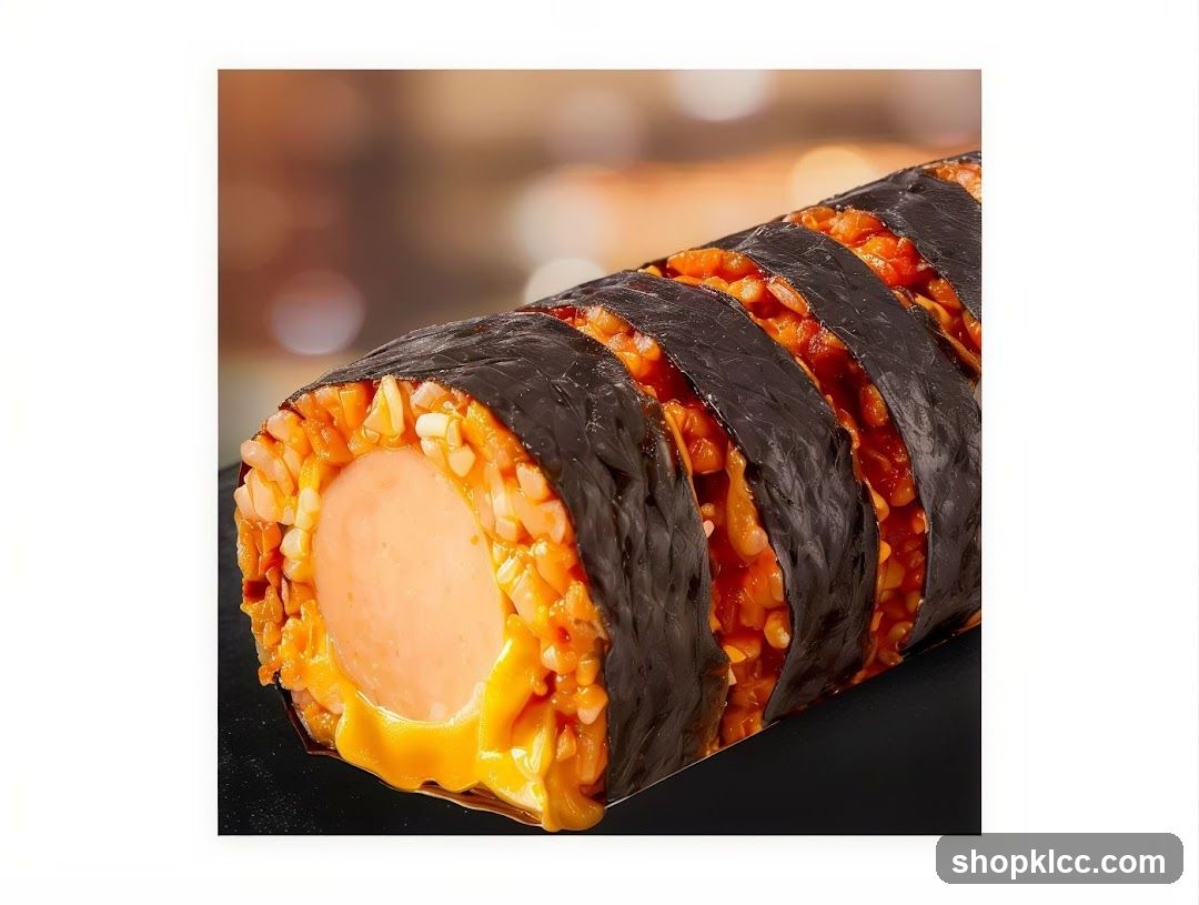 Kimbap with Sausage and Cheese