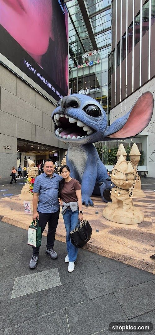 Stitch Statue in Shopping Mall