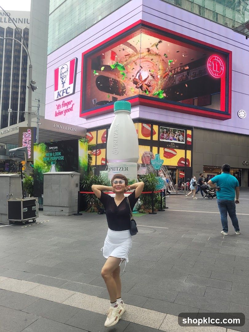 Street Scene with KFC and Sprite Ad