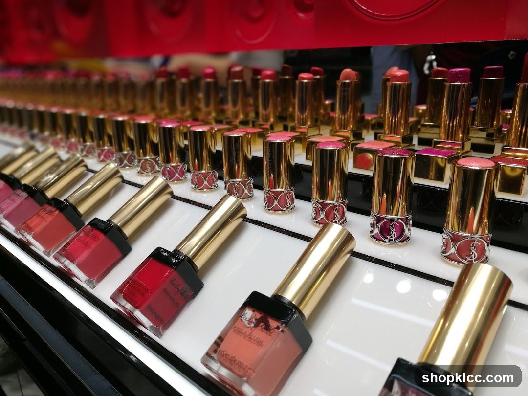 YSL Lipstick Display