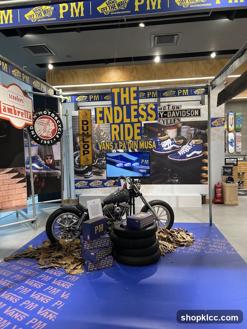Vans x Pa Din Musa Motorcycle Display